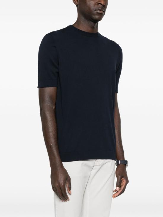 26SS 라르디니 반팔 티셔츠 PALMMC77 PA66023850 Blue - LARDINI