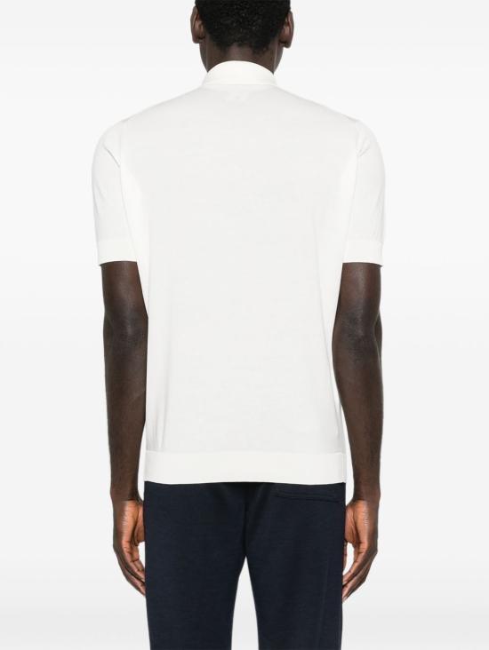 26SS 라르디니 폴로 티셔츠 PALPMC105 PA66023100 White - LARDINI