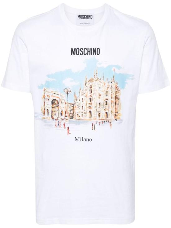 26SS 모스키노 반팔 티셔츠 A07230241 1001