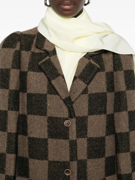 25FW 우마 왕 코트 UW8016 UW062 Brown tan - UMA WANG