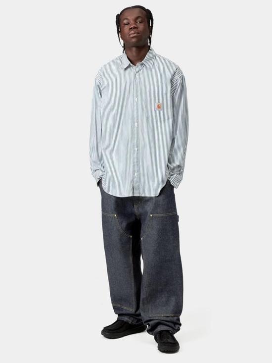 26SS 칼하트 WIP 스트레이트 팬츠 I036649 01 01 Blue - CARHARTT WIP