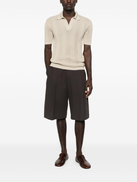 26SS 꼬르넬리아니 폴로 티셔츠 27M5692725190 036 Beige - CORNELIANI