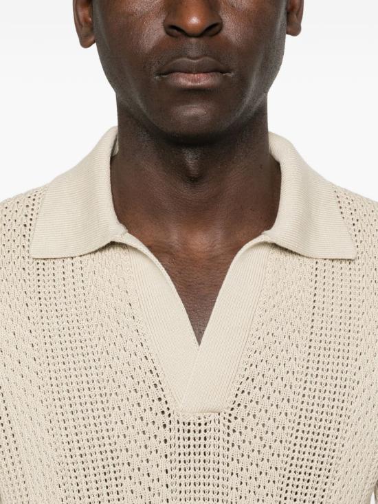 26SS 꼬르넬리아니 폴로 티셔츠 27M5692725190 036 Beige - CORNELIANI
