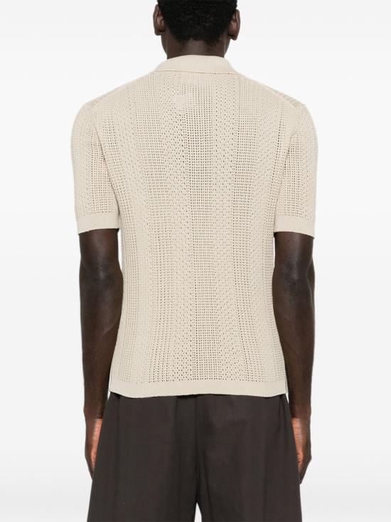 26SS 꼬르넬리아니 폴로 티셔츠 27M5692725190 036 Beige - CORNELIANI