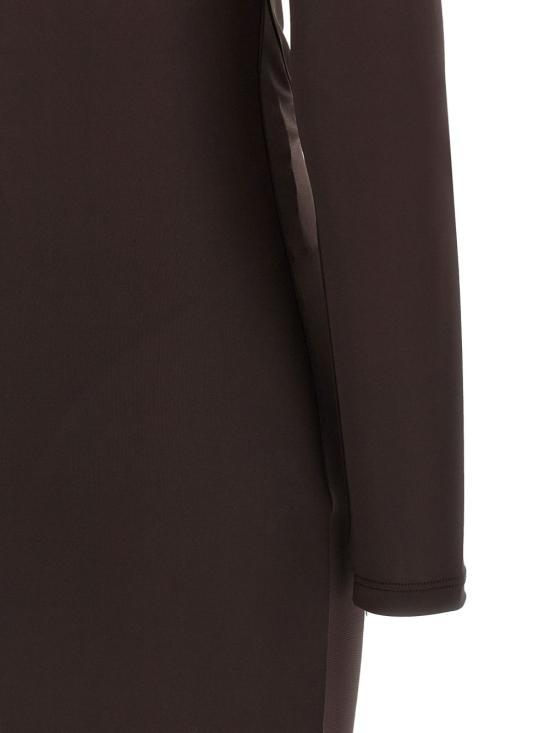 26SS 엘리자베타프랜치 미디 원피스 ABR1461E2 EV9 Brown - ELISABETTA FRANCHI