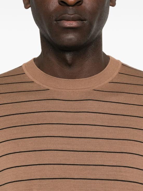 26SS 라르디니 반팔 티셔츠 PALMMC79 PA66032420NE Brown - LARDINI