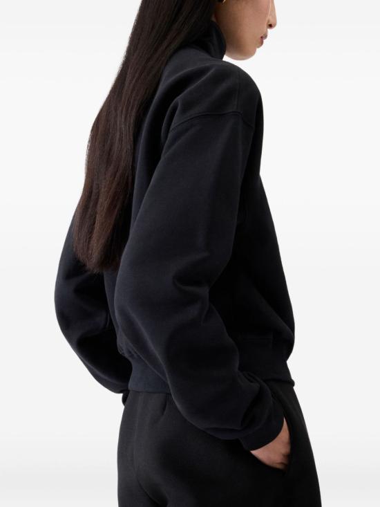 26SS 자크뮈스 그로그랭 지퍼 롤넥 스웨트 셔츠 SSW00210AJ00174 990 Black - JACQUEMUS