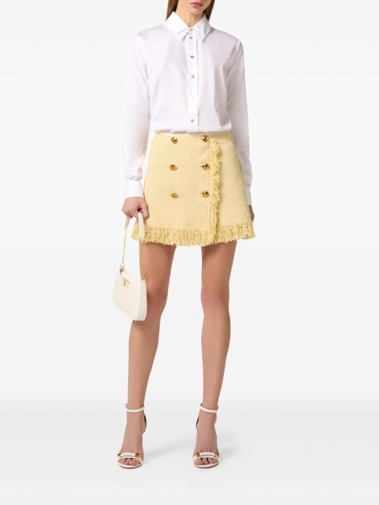 26SS 엘리자베타프랜치 셔츠 CA12561E2 100 White - ELISABETTA FRANCHI