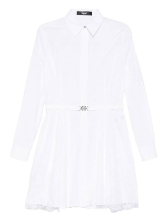 26SS 베르사체 숏 원피스 1022620 1A13878 1W000 OPTICAL WHITE