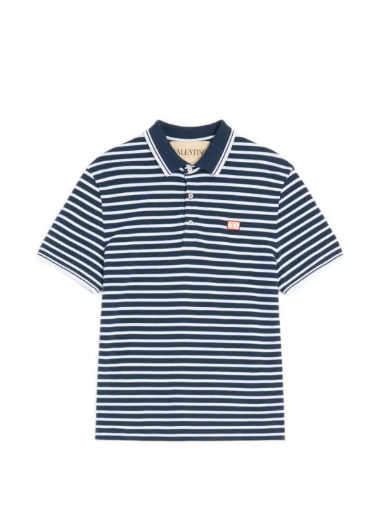 26SS 발렌티노 가라바니 폴로 티셔츠 VMH01KBAF 108 BIANCO BLU