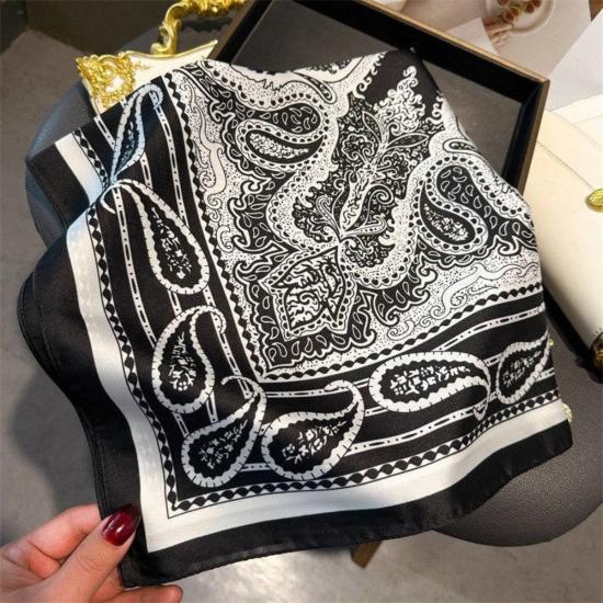  더 컬렉티브 파크 시티 머플러/스카프 더 콜렉티브 파크 시티 레트로 페이즐리 프린트 스카프 - THE COLLECTIVE PARK CITY