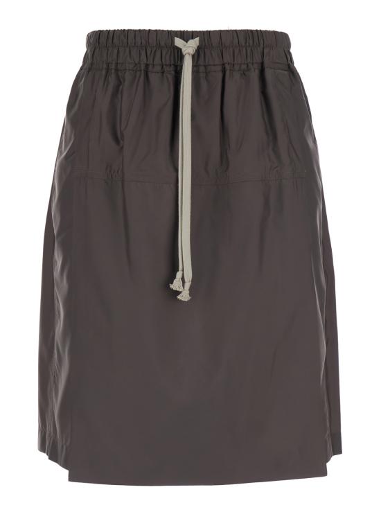 26SS RICK OWENS X MONCLER 미디 스커트 MU01F2B01M8114828 Grey