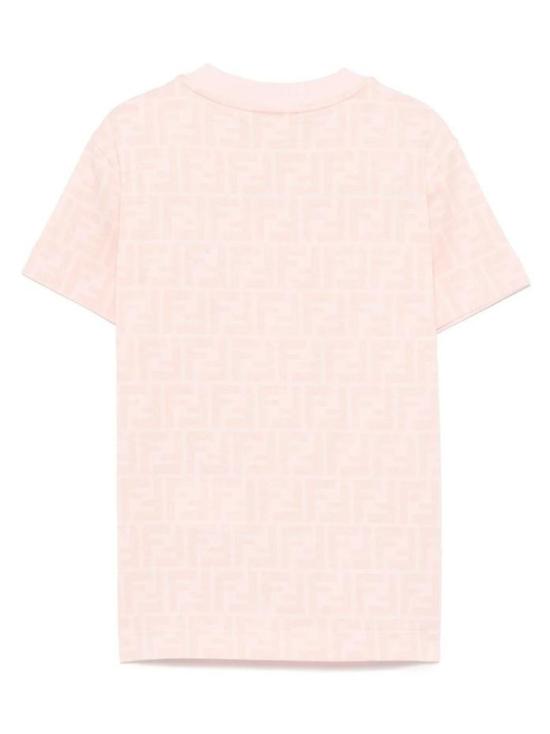 25SS [키즈] 펜디 티셔츠 JUI181 ATRV F1RX7 Pink - FENDI