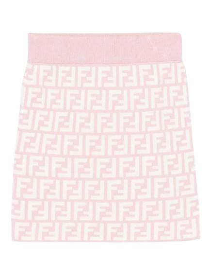 25SS [키즈] 펜디 스커트 JFG201 AQUH F1R4T Pink