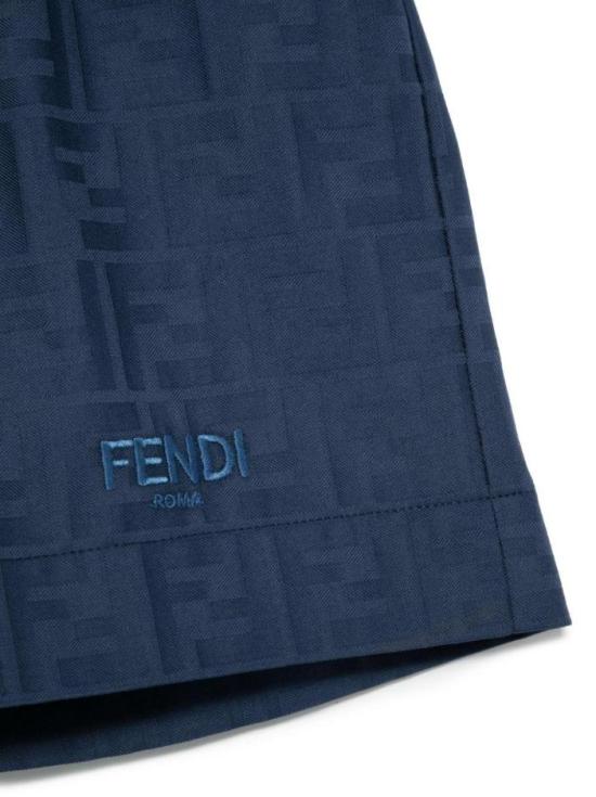 25SS [키즈] 펜디 쇼츠/버뮤다 JMF520 AS64 F1I11 Yale - FENDI