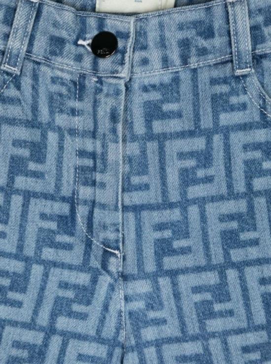 25SS [키즈] 펜디 쇼츠/버뮤다 JFF340 ARSH F0QG0 Blue - FENDI