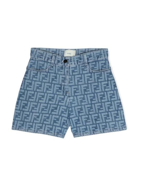 25SS [키즈] 펜디 쇼츠/버뮤다 JFF340 ARSH F0QG0 Blue