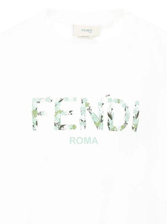 25SS [키즈] 펜디 티셔츠 JFI375 7AJ F1SGM White - FENDI