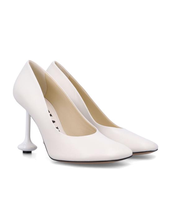 25FW 로에베 힐/펌프스 LLSTS01X03 2100 Bianco - LOEWE