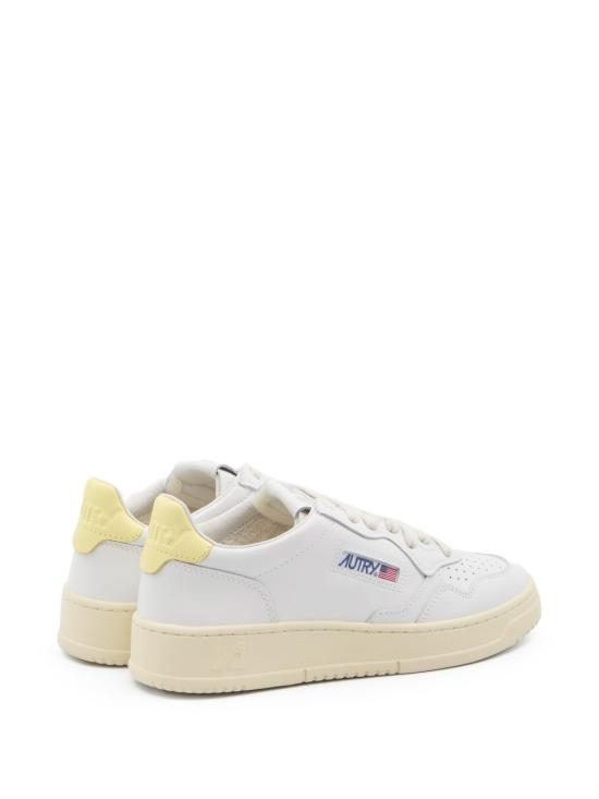 26SS 오트리 메달리스트 로우 레더 스니커즈 AULW LL09WHITE LEMON - AUTRY