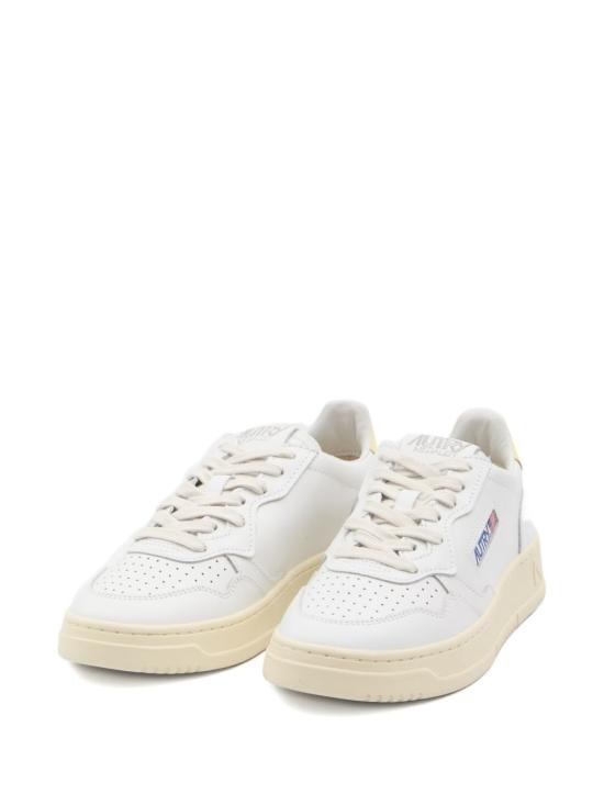 26SS 오트리 메달리스트 로우 레더 스니커즈 AULW LL09WHITE LEMON - AUTRY