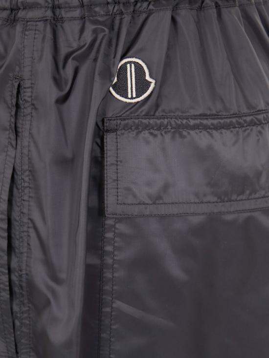 25FW 릭오웬스 몽클레어 숏팬츠 MU01F2B01 M8114 999 BLACK - RICK OWENS MONCLER