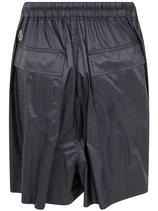 25FW 릭오웬스 몽클레어 숏팬츠 MU01F2B01 M8114 999 BLACK - RICK OWENS MONCLER