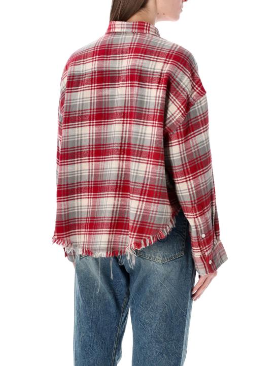 26SS 알13 반팔 티셔츠 R13WR150R683B RED GRAPE - R13