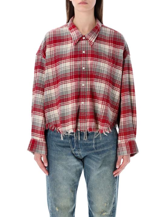 26SS 알13 반팔 티셔츠 R13WR150R683B RED GRAPE