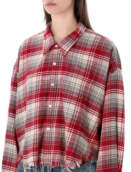 26SS 알13 반팔 티셔츠 R13WR150R683B RED GRAPE - R13