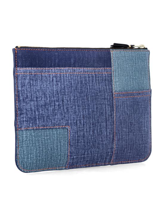 26SS 꼼데가르송 남성지갑 SA5100DP BLUE DENIM - COMME DES GARCONS