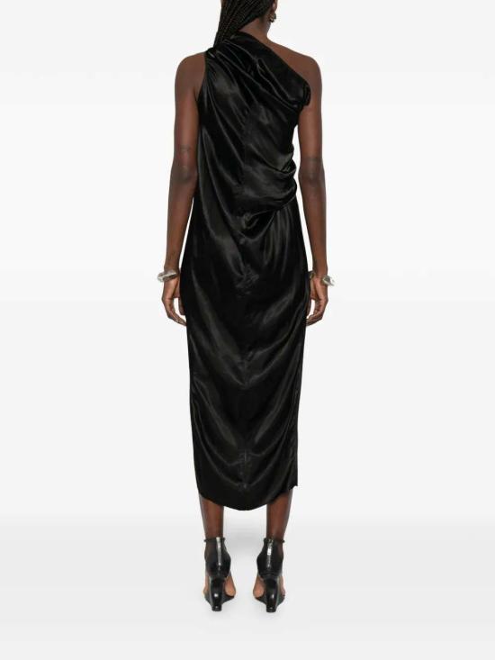 26SS 릭 오웬스 미디 원피스 RP01F6533N 9 BLACK - RICK OWENS