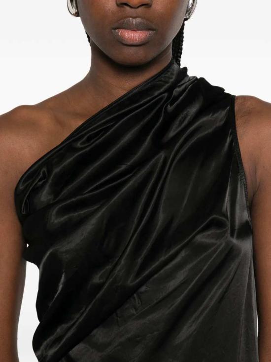 26SS 릭 오웬스 미디 원피스 RP01F6533N 9 BLACK - RICK OWENS