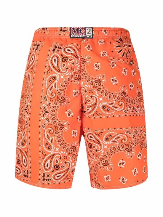  세인트바쓰 스윔팬츠 CAPRESE 02456FBANDANNA ROUND8501 Orange - MC2 SAINT BARTH