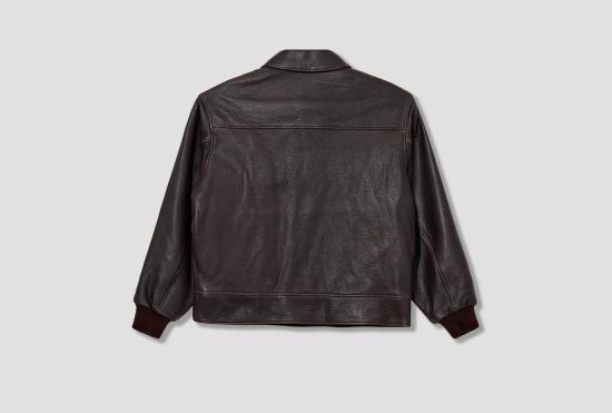 26SS 아프레쎄 가죽 자켓 가죽 A-1 비행 재킷 26SAP-01-48 브라운 - A.PRESSE