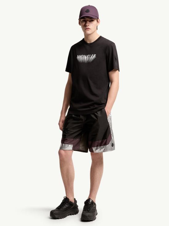 26SS 몽클레어 반팔 티셔츠 L10918C0002289AYW 999 Black - MONCLER