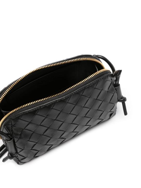 26SS 보테가베네타 인트레치아토 콘서트 파우치 794258 VCPP18425 Black - BOTTEGA VENETA