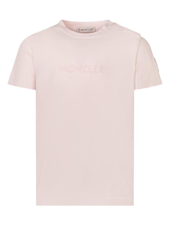 26SS [키즈] 몽클레어 티셔츠 L19518C0001089AUM 503 ROSA CHIARO