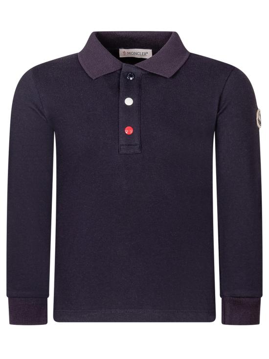 26SS [키즈] 몽클레어 폴로 셔츠 L19518B000018496F 778 BLU