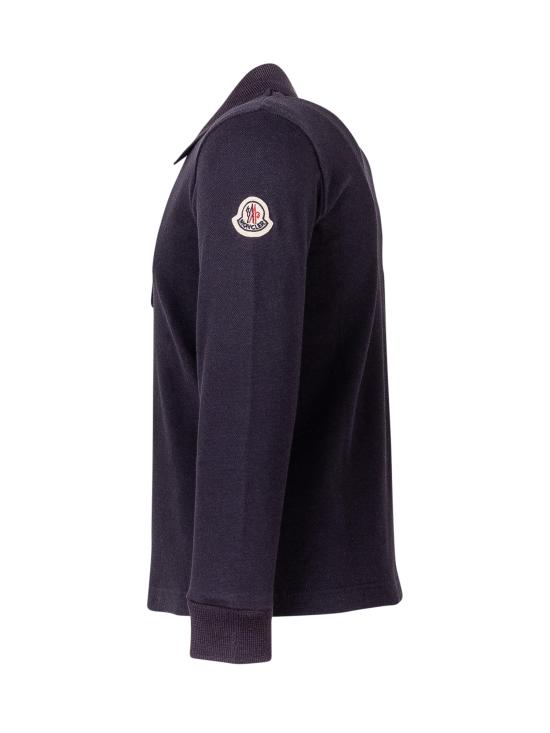 26SS [키즈] 몽클레어 폴로 셔츠 L19518B000018496F 778 BLU - MONCLER