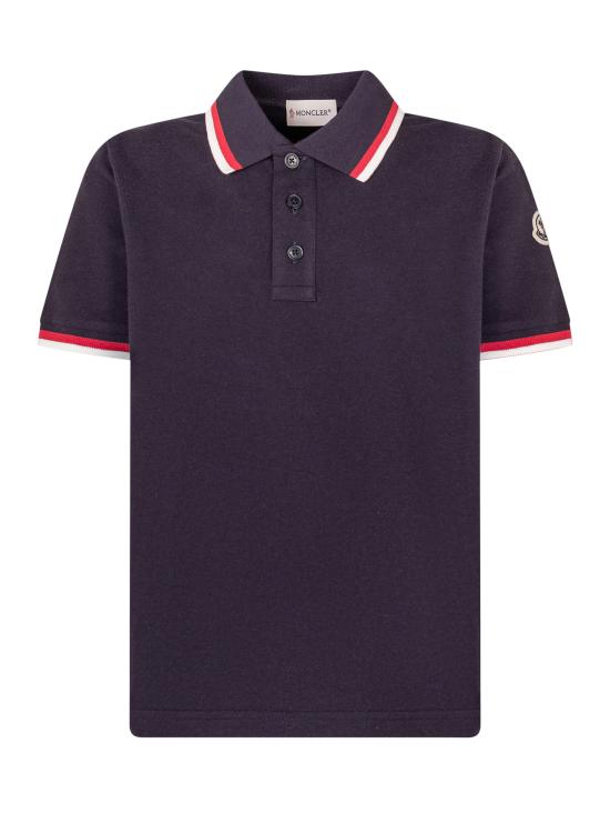 26SS [키즈] 몽클레어 폴로 셔츠 L19548A000038496W 778 BLU