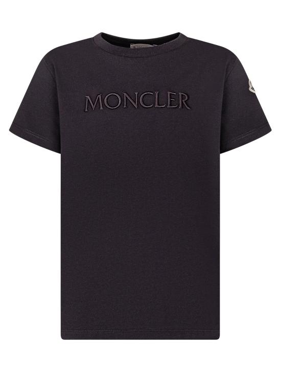 26SS [키즈] 몽클레어 티셔츠 L19548C0000989AT9 999 NERO