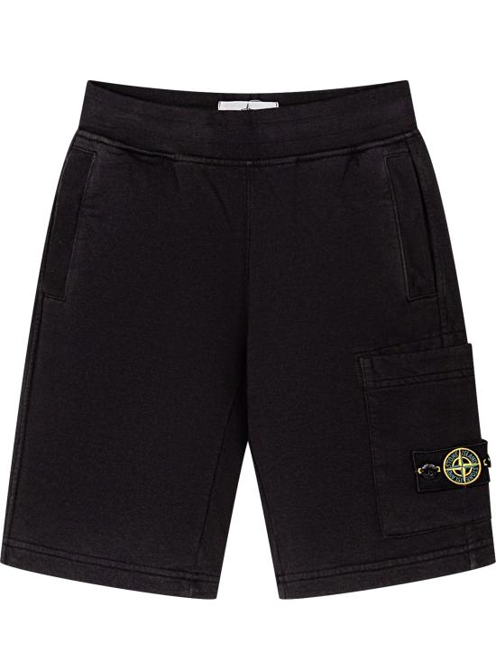 26SS [키즈] 스톤 아일랜드 쇼츠/버뮤다 L1S166200006S0040 V0029 BLACK