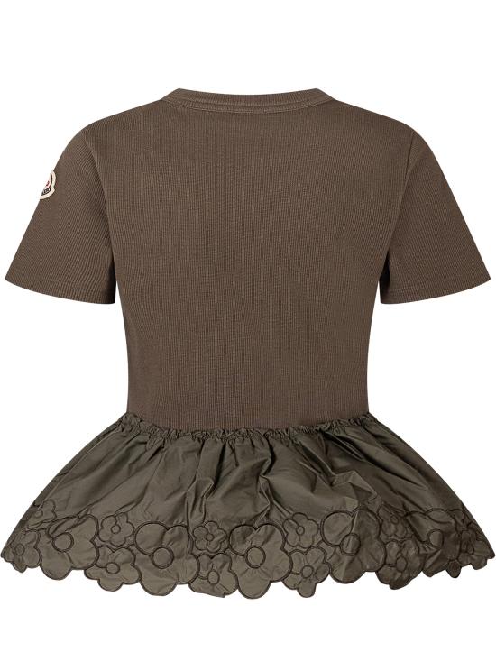 26SS [키즈] 몽클레어 티셔츠 L19548C0000889AHP 825 VERDE SCURO - MONCLER