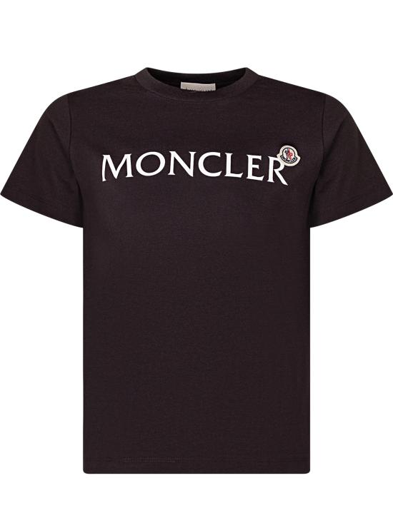 26SS [키즈] 몽클레어 티셔츠 L19548C0001089AFV 999 NERO