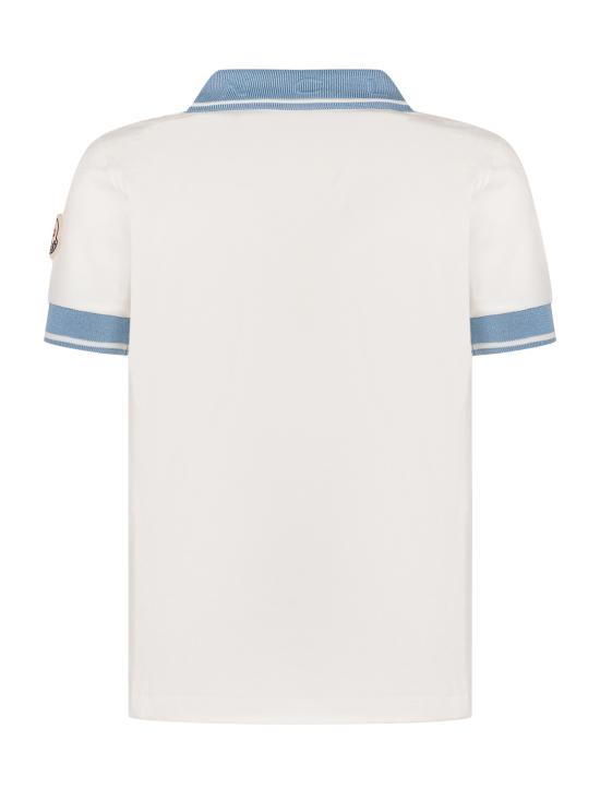 26SS [키즈] 몽클레어 폴로 셔츠 L19518A000018496F 034 BIANCO AZZURRO - MONCLER