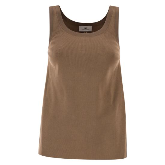 26SS 엘리자베타프랜치 민소매 티셔츠 TK72S61E2 CAMEL