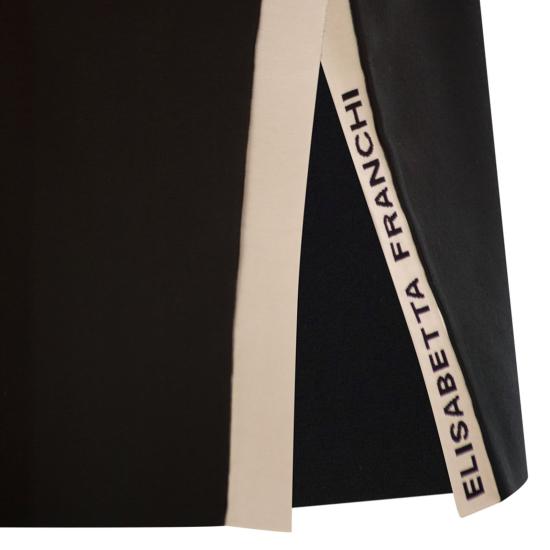 26SS 엘리자베타프랜치 민소매 티셔츠 TK72S61E2 BLACK BUTTER - ELISABETTA FRANCHI