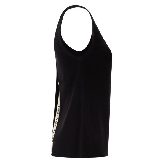 26SS 엘리자베타프랜치 민소매 티셔츠 TK72S61E2 BLACK BUTTER - ELISABETTA FRANCHI