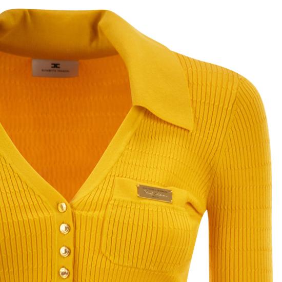 26SS 엘리자베타프랜치 스웨터 MK86B61E2 YELLOW - ELISABETTA FRANCHI